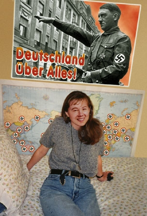 Grete Wunsch of Dusseldorf, one of the countless German teens embracing the current retro craze.